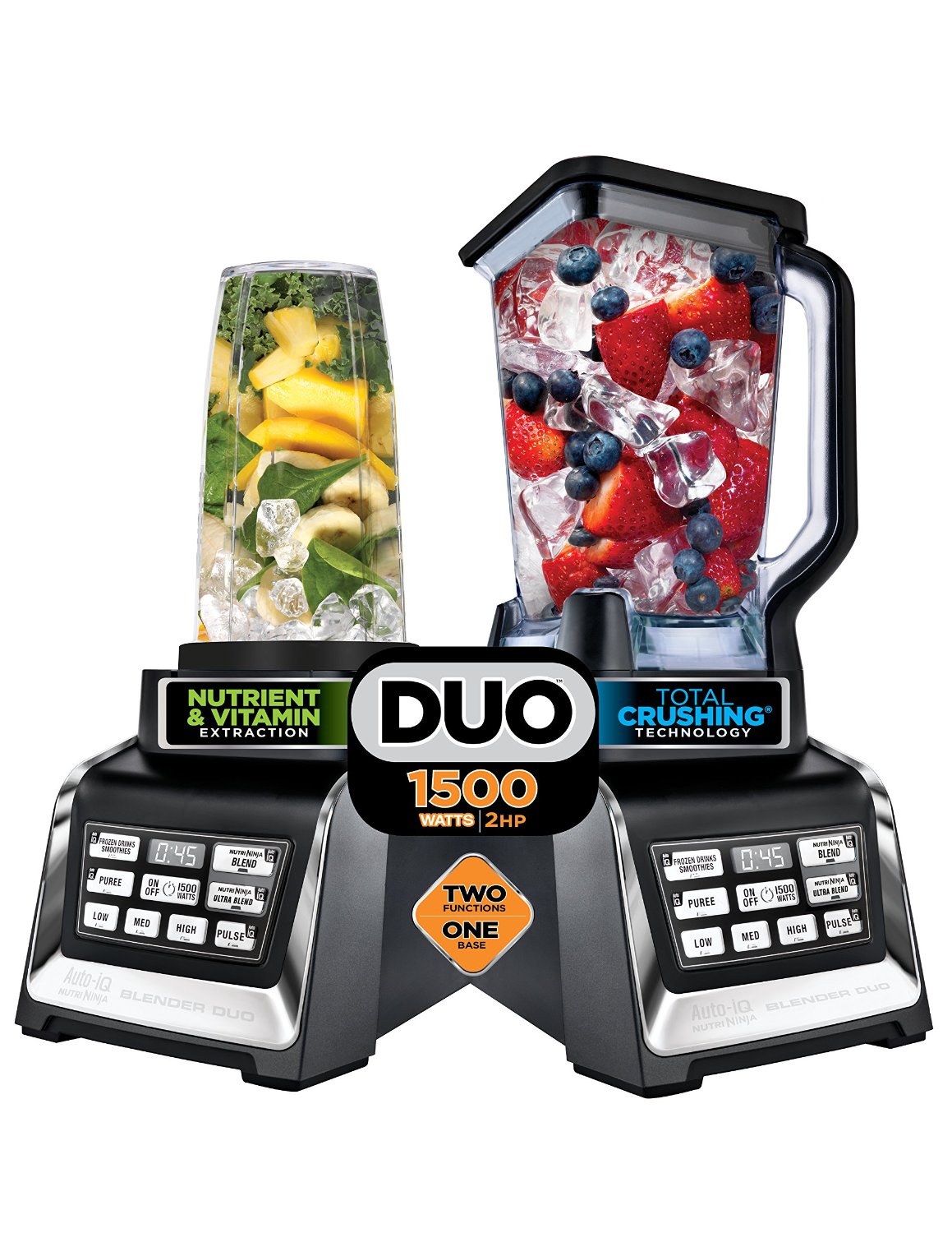 Nutri Ninja Blender Duo with AutoiQ BL642 Everything Smoothie